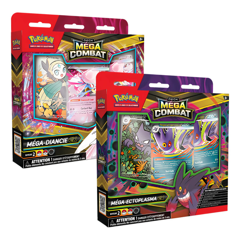 BUNDLE DECK MEGA COMBAT DIANCIE + ECTOPLASMA EX / CARTE POKEMON VF