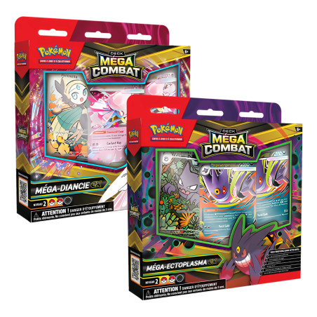 BUNDLE DECK MEGA COMBAT DIANCIE + ECTOPLASMA EX / CARTE POKEMON VF