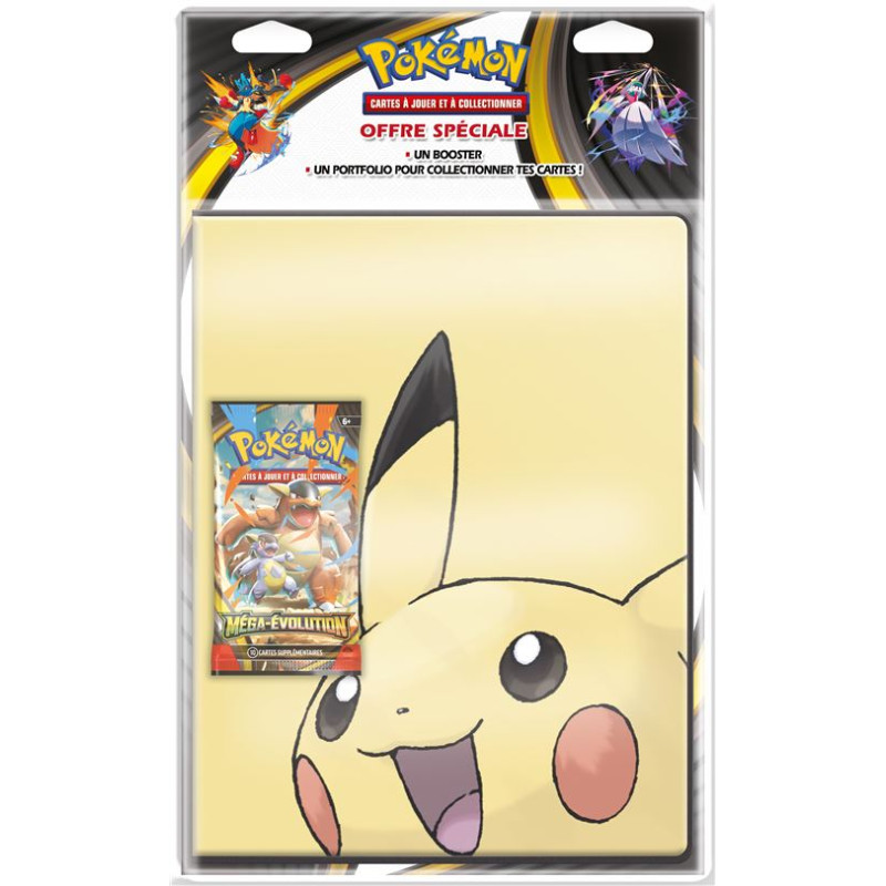 PORTFOLIO + BOOSTER ME-01 MODELE ALEATOIRE / CARTE POKEMON VF