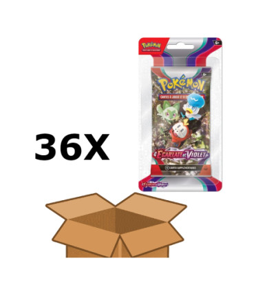 CASE DE 36 BOOSTERS EV01 ECARLATE ET VIOLET / CARTE POKEMON VF