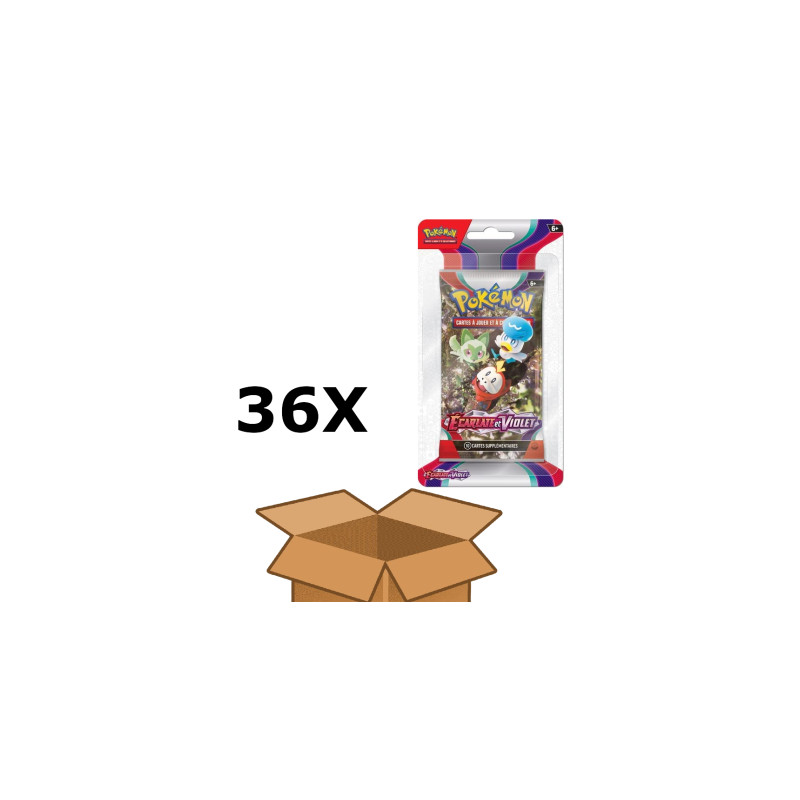 CASE DE 36 BOOSTERS EV01 ECARLATE ET VIOLET / CARTE POKEMON VF