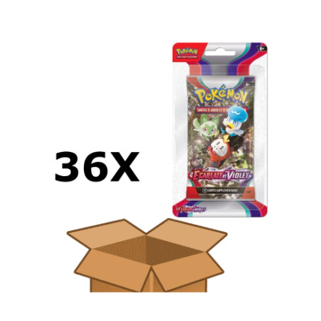 CASE DE 36 BOOSTERS EV01 ECARLATE ET VIOLET / CARTE POKEMON VF