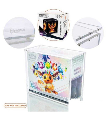 PROTECTION ACRYLIQUE COFFRET DRESSEUR D'ELITE (ETB) POKEMON / PHOENIX SHIELD