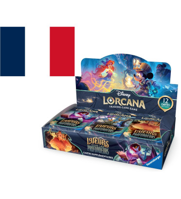 DISPLAY DE 24 BOOSTERS LORCANA LUEURS DANS LES PROFONDEURS CHAPITRE 10 / RAVENSBURGER
