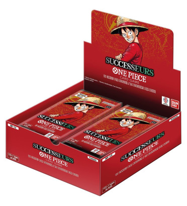 DISPLAY DE 24 BOOSTERS ONE PIECE SUCCESSEURS OP-13 / CARTE FRANCAISE