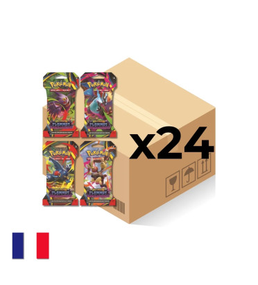 CASE DE 24 BOOSTERS BLISTER ME-02 / CARTE POKEMON VF