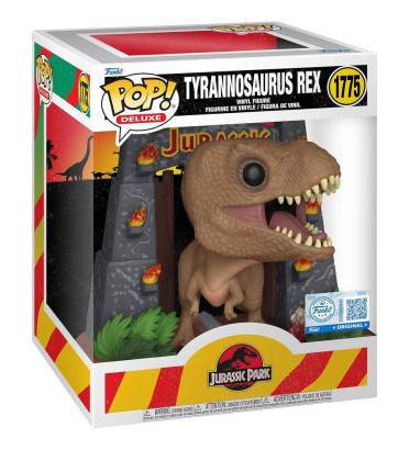 TYRANNOSAURUS REX WITH GATES / JURASSIC PARK / FIGURINE FUNKO POP / EXCLUSIVE SPECIAL EDITION