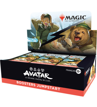 DISPLAY DE 24 BOOSTERS JUMPSTART MAGIC AVATAR LE DERNIER MAITRE DE L'AIR / CARTE VF