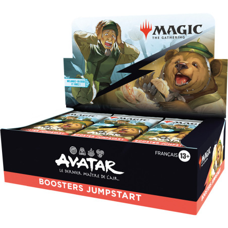 DISPLAY DE 24 BOOSTERS JUMPSTART MAGIC AVATAR LE DERNIER MAITRE DE L'AIR / CARTE VF