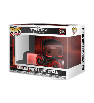 ATHENA WITH LIGHT CYCLE / TRON ARES / FIGURINE FUNKO POP ATHENA WITH LIGHT CYCLE / TRON ARES / FIGURINE FUNKO POP
