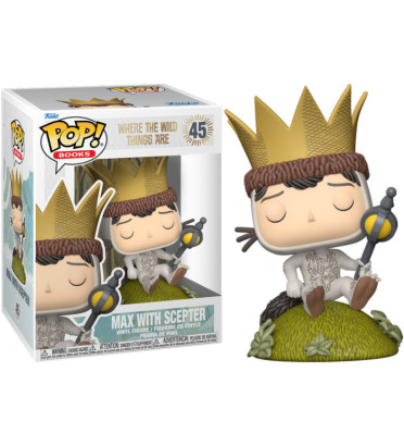 MAX WITH SCEPTER / WHERE THE WILD THINGS ARE / FIGURINE FUNKO POP MAX WITH SCEPTER / WHERE THE WILD THINGS ARE / FIGURINE FUNKO POP