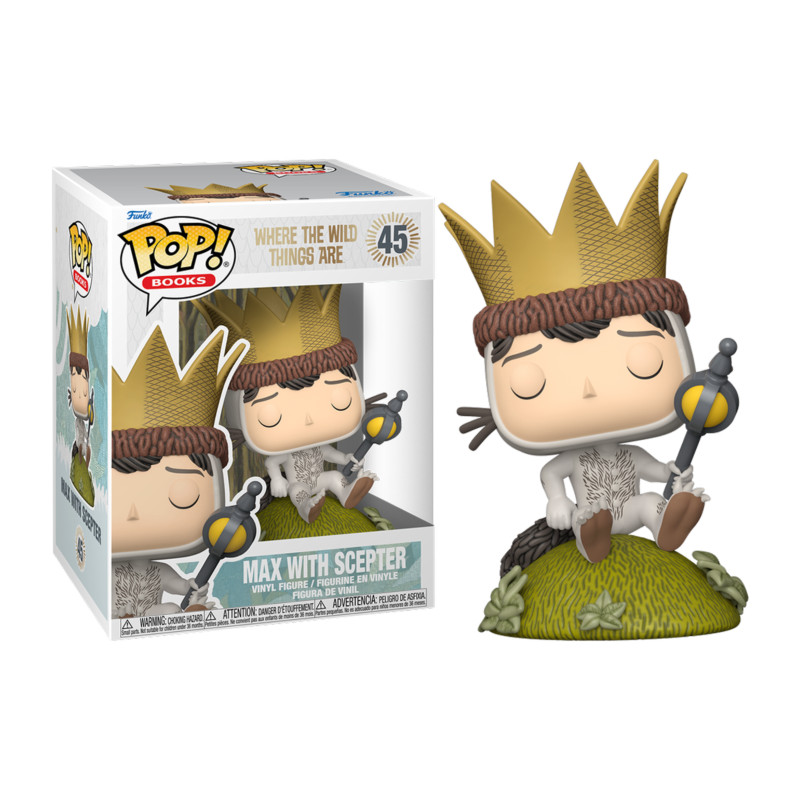MAX WITH SCEPTER / WHERE THE WILD THINGS ARE / FIGURINE FUNKO POP