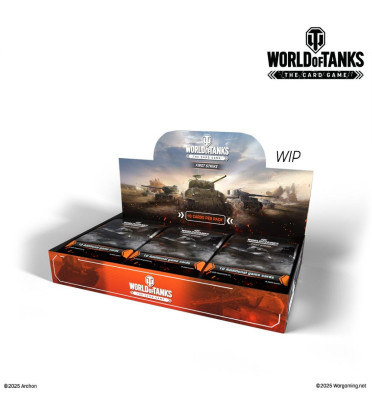 DISPLAY DE 24 BOOSTERS FIRST STRIKE WORLD OF TANKS / CARTE ANGLAISE