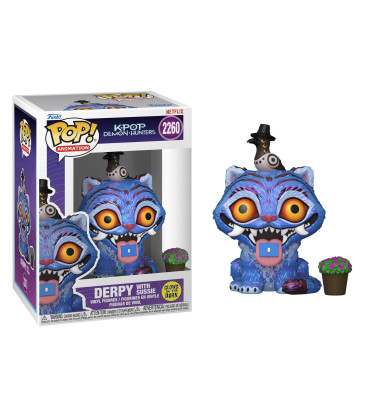 DERPY WITH SUSSIE / K-POP DEMON HUNTERS / FIGURINE FUNKO POP / GITD