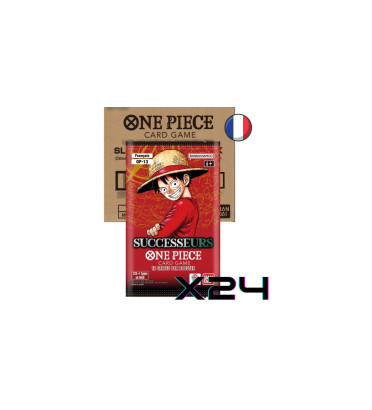 CARTON DE 24 BOOSTERS SOUS BLISTERS ONE PIECE OP-13 SUCCESSEURS / CARTE VF