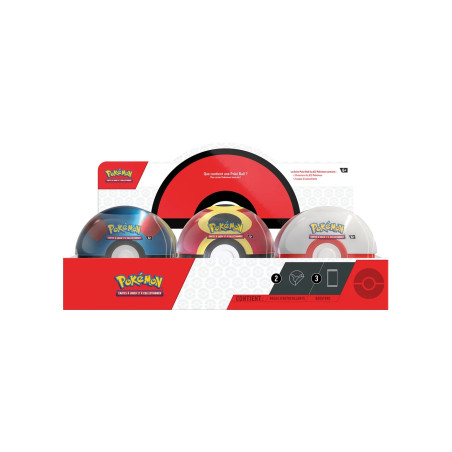 DISPLAY 6 POKEBALL DECEMBRE 2025 / CARTE POKEMON VF