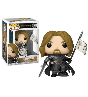BOROMIR AVEC BANNIERE / LE SEIGNEURS DES ANNEAUX / FIGURINE FUNKO POP BOROMIR AVEC BANNIERE / LE SEIGNEURS DES ANNEAUX / FIGURINE FUNKO POP