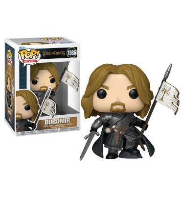 BOROMIR AVEC BANNIERE / LE SEIGNEURS DES ANNEAUX / FIGURINE FUNKO POP