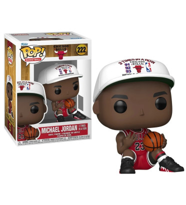 MICHAEL JORDAN 3 TIMES IN A ROW / CHICAGO BULLS / FIGURINE FUNKO POP