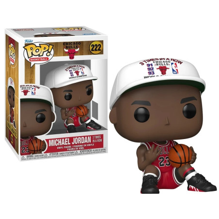 MICHAEL JORDAN 3 TIMES IN A ROW / CHICAGO BULLS / FIGURINE FUNKO POP