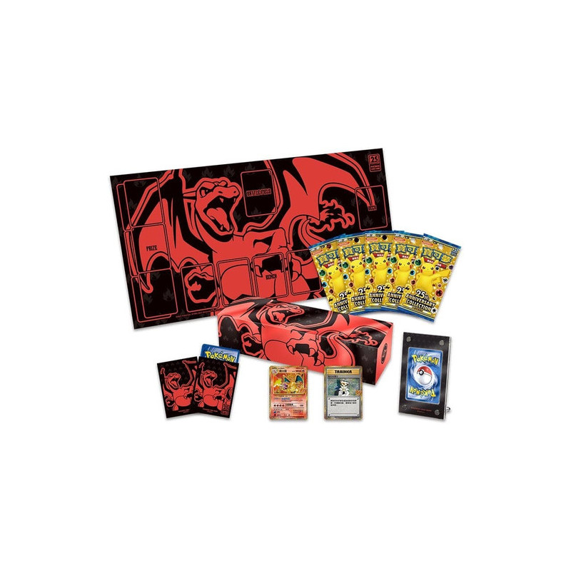 COFFRET DRACAUFEU 25TH ANNIVERSARY COLLECTOR / CARTE POKEMON CHINOISE