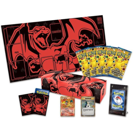 COFFRET DRACAUFEU 25TH ANNIVERSARY COLLECTOR / CARTE POKEMON CHINOISE