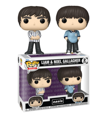 2 PACK LIAM ET NOEL GALLAGHER / OASIS / FIGURINE FUNKO POP 2 PACK LIAM ET NOEL GALLAGHER / OASIS / FIGURINE FUNKO POP