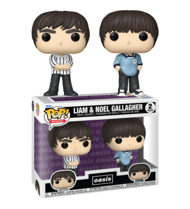 2 PACK LIAM ET NOEL GALLAGHER / OASIS / FIGURINE FUNKO POP
