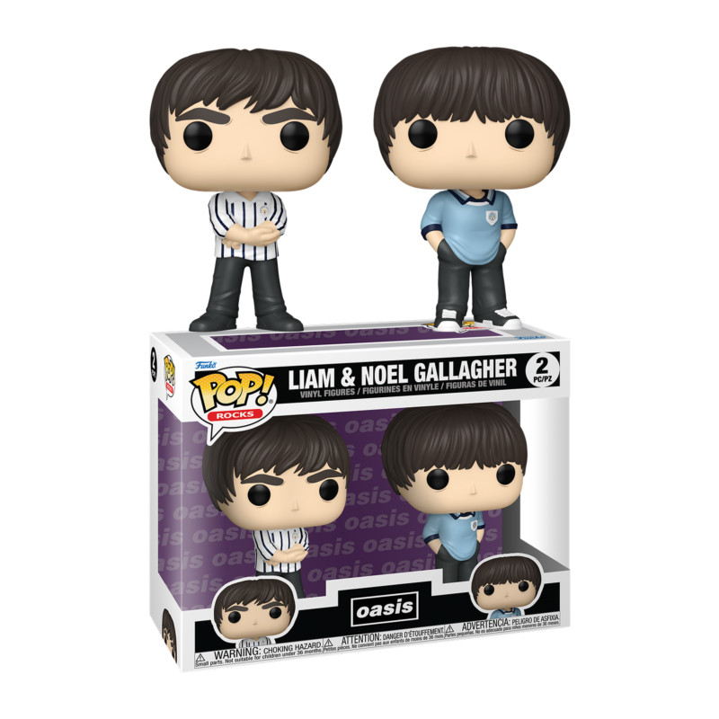2 PACK LIAM ET NOEL GALLAGHER / OASIS / FIGURINE FUNKO POP