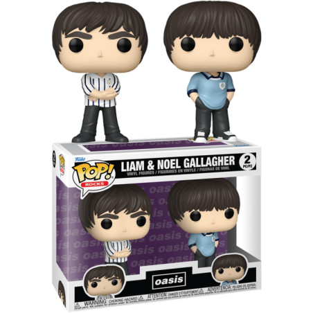 2 PACK LIAM ET NOEL GALLAGHER / OASIS / FIGURINE FUNKO POP