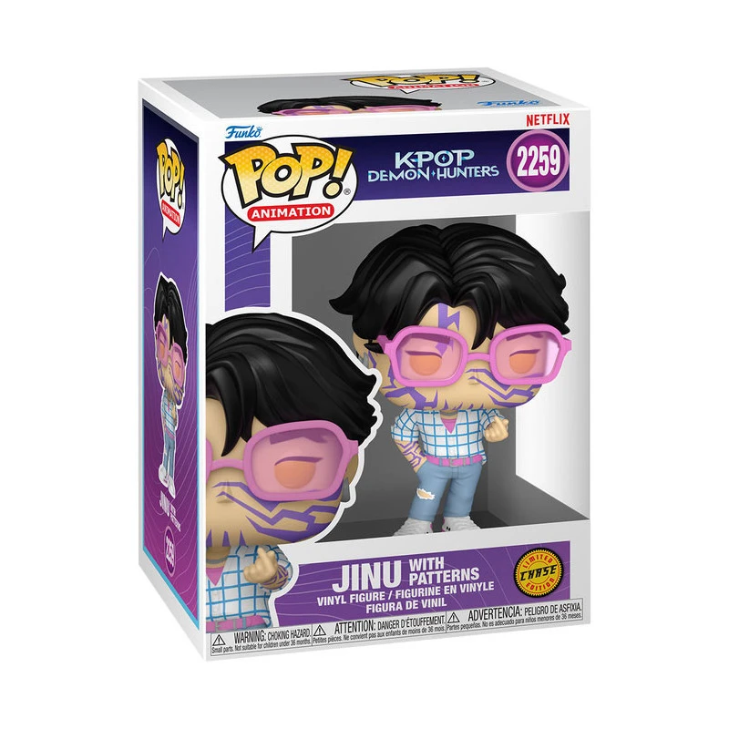 JINU WITH PATTERNS / K-POP DEMON HUNTERS / FIGURINE FUNKO POP / CHASE