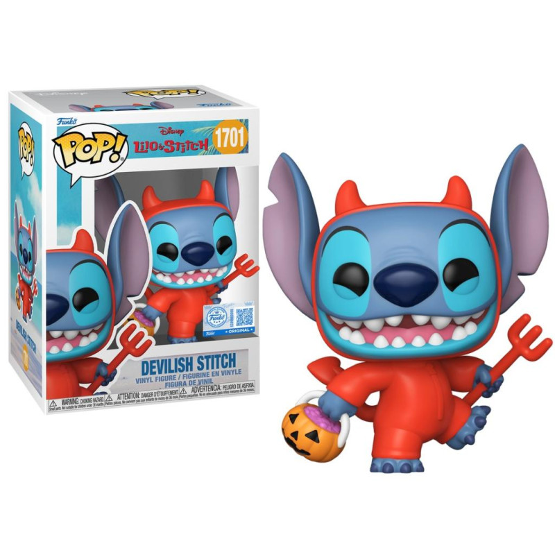 DEVILISH STITCH / LILO ET STITCH / FIGURINE FUNKO POP / EXCLUSIVE SPECIAL EDITION