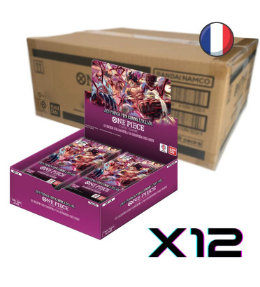 CASE ONE PIECE DE 12 DISPLAY OP-11 DES POINGS VIFS COMME L'ECLAIR / CARTE VF