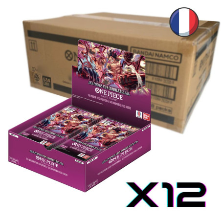 CASE ONE PIECE DE 12 DISPLAY OP-11 DES POINGS VIFS COMME L'ECLAIR / CARTE VF