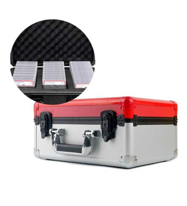 MALETTE DE RANGEMENT CARTE GRADEE ROUGE ET BLANCHE / PHOENIX SHIELD