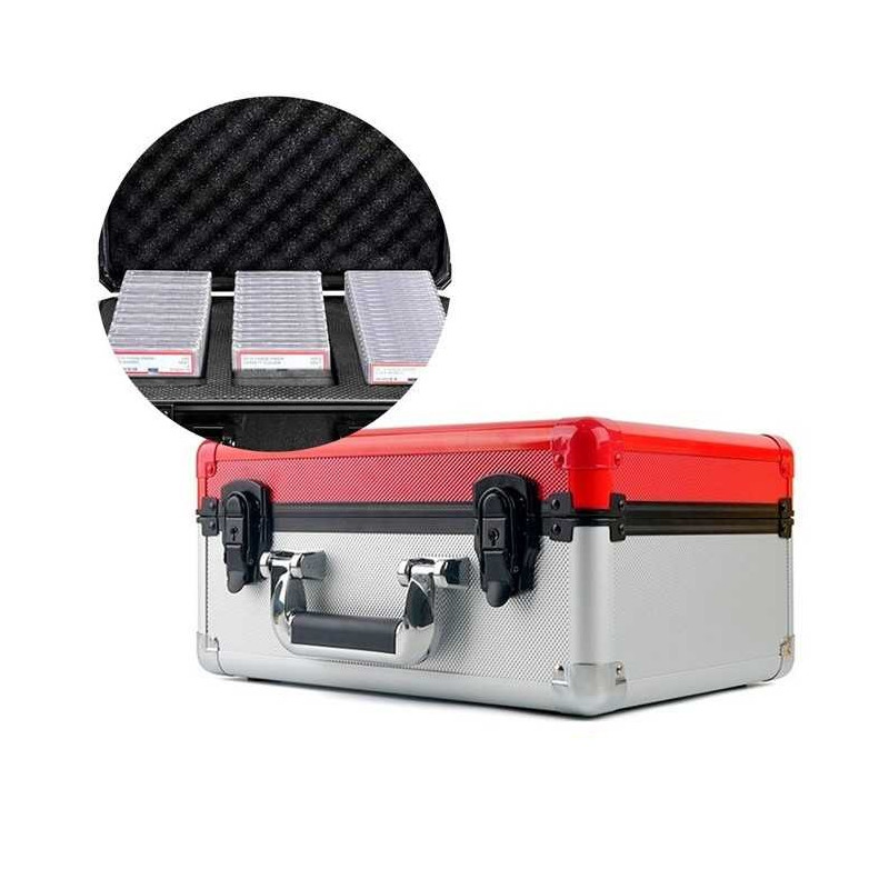 MALETTE DE RANGEMENT CARTE GRADEE ROUGE ET BLANCHE / PHOENIX SHIELD