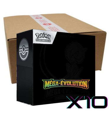 CASE DE 10 ETB MEGA EVOLUTIONS ME-01 / CARTE POKEMON VF