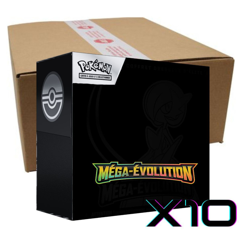 CASE DE 10 ETB MEGA EVOLUTIONS ME-01 / CARTE POKEMON VF