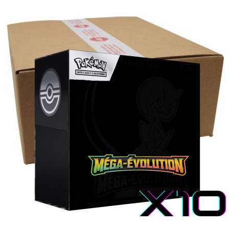 CASE DE 10 ETB MEGA EVOLUTION ME-01 / CARTE POKEMON VF