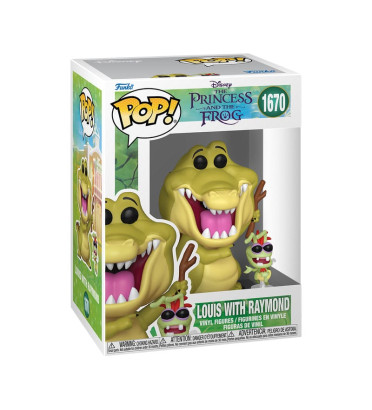 LOUIS AVEC RAYMOND / LA PRINCESSE ET LA GRENOUILLE / FIGURINE FUNKO POP