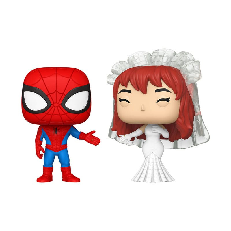 2 PACK SPIDER-MAN AND MJ / MARVEL / FIGURINE FUNKO POP