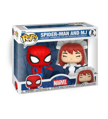 2 PACK SPIDER-MAN AND MJ / MARVEL / FIGURINE FUNKO POP