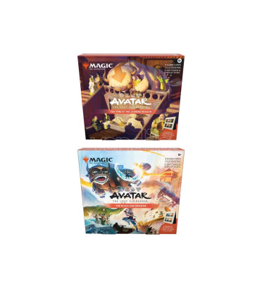 LOT DE 4 SCENE BOX AVATAR THE LAST AIRBENDER / CARTE MAGIC ANGLAISE