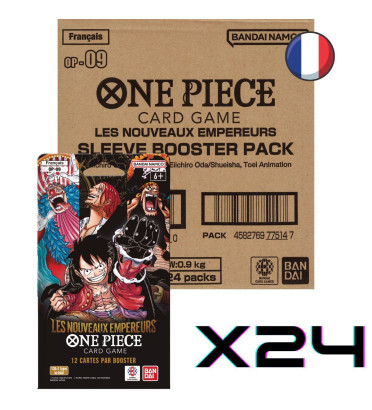 DISPLAY DE 24 BOOSTERS SOUS BLISTER OP-09 / CARTE VF