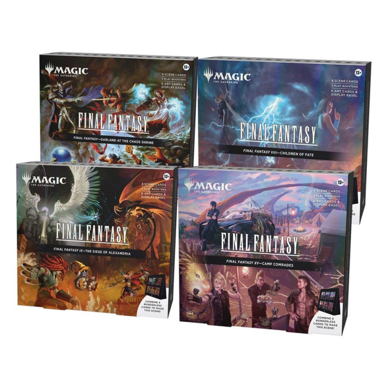 CASE DE 4 SCENE BOX FINAL FANTASY / CARTE MAGIC ANGLAISE