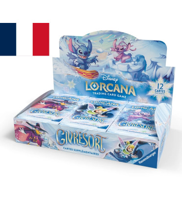 DISPLAY DE 24 BOOSTERS LORCANA GIVRESORT CHAPITRE 11 / CARTE VF