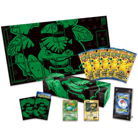 COFFRET FLORIZARRE 25TH ANNIVERSARY COLLECTOR / CARTE POKEMON CHINOISE