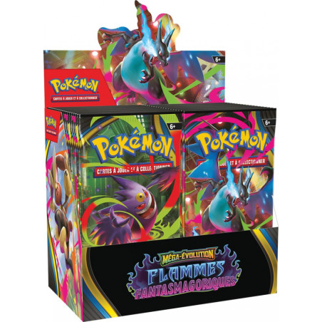 DISPLAY DE 36 BOOSTERS FLAMMES FANTASMAGORIQUES ME-02 / CARTE POKEMON VF