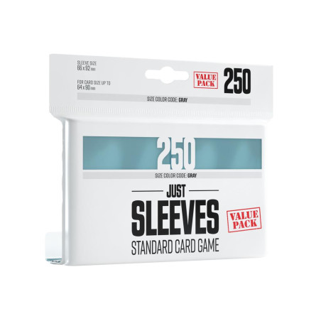 VALUE PACK JUST SLEEVES STANDARD SIZE X250 / GAMEGENIC