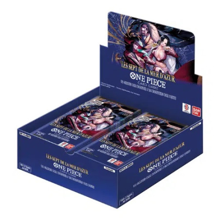 DISPLAY DE 24 BOOSTERS ONE PIECE LES SEPT DE LA MER D'AZUR OP-14 / CARTE FRANCAISE